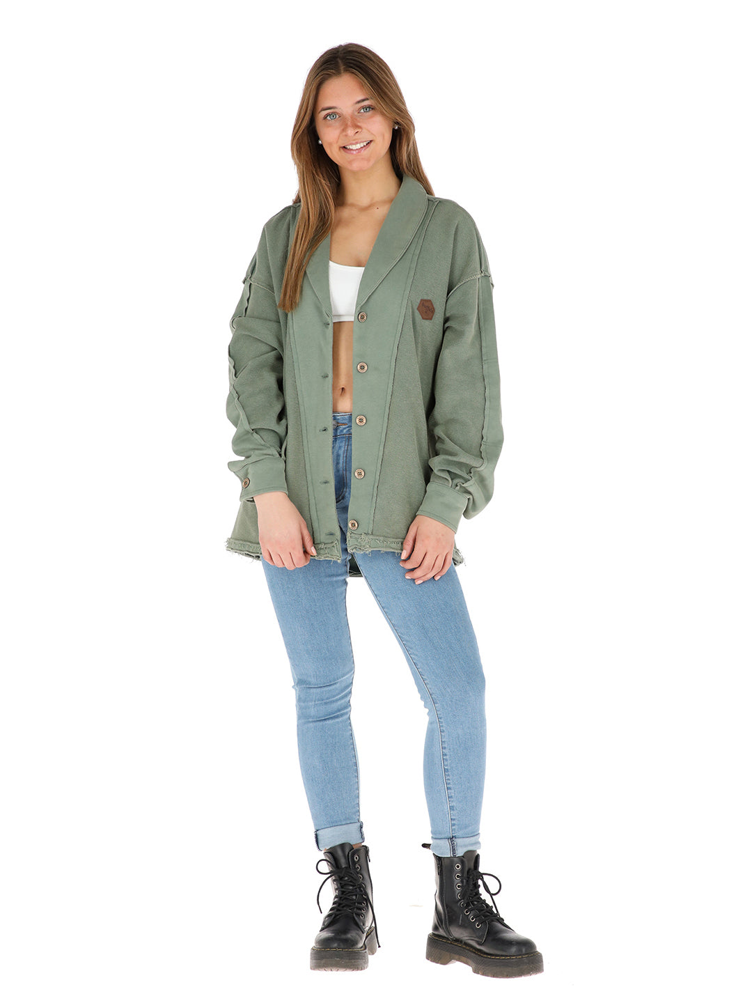 Poleron Lascar Mujer - Verde