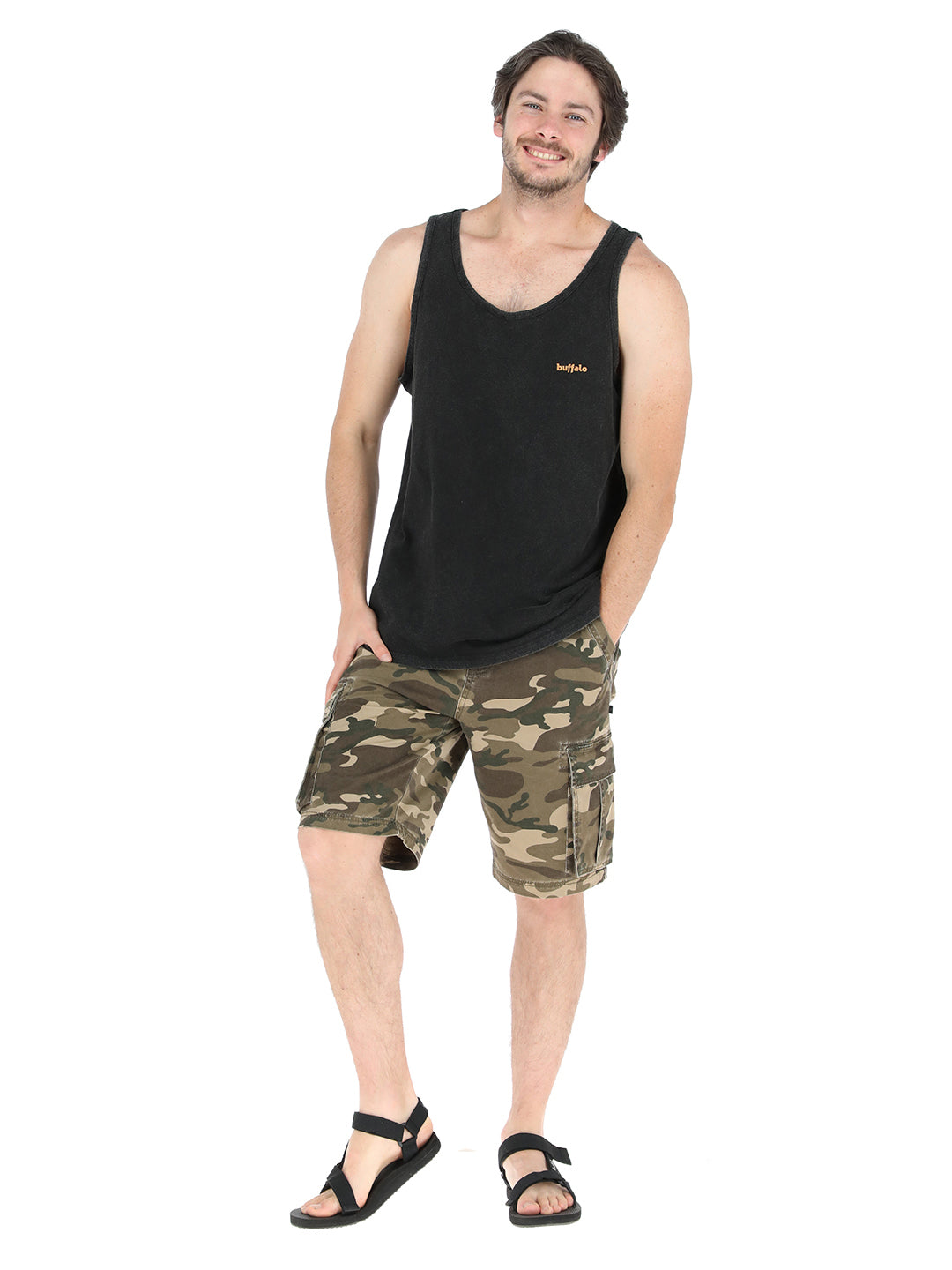 Short Huilmo Hombre - Militar