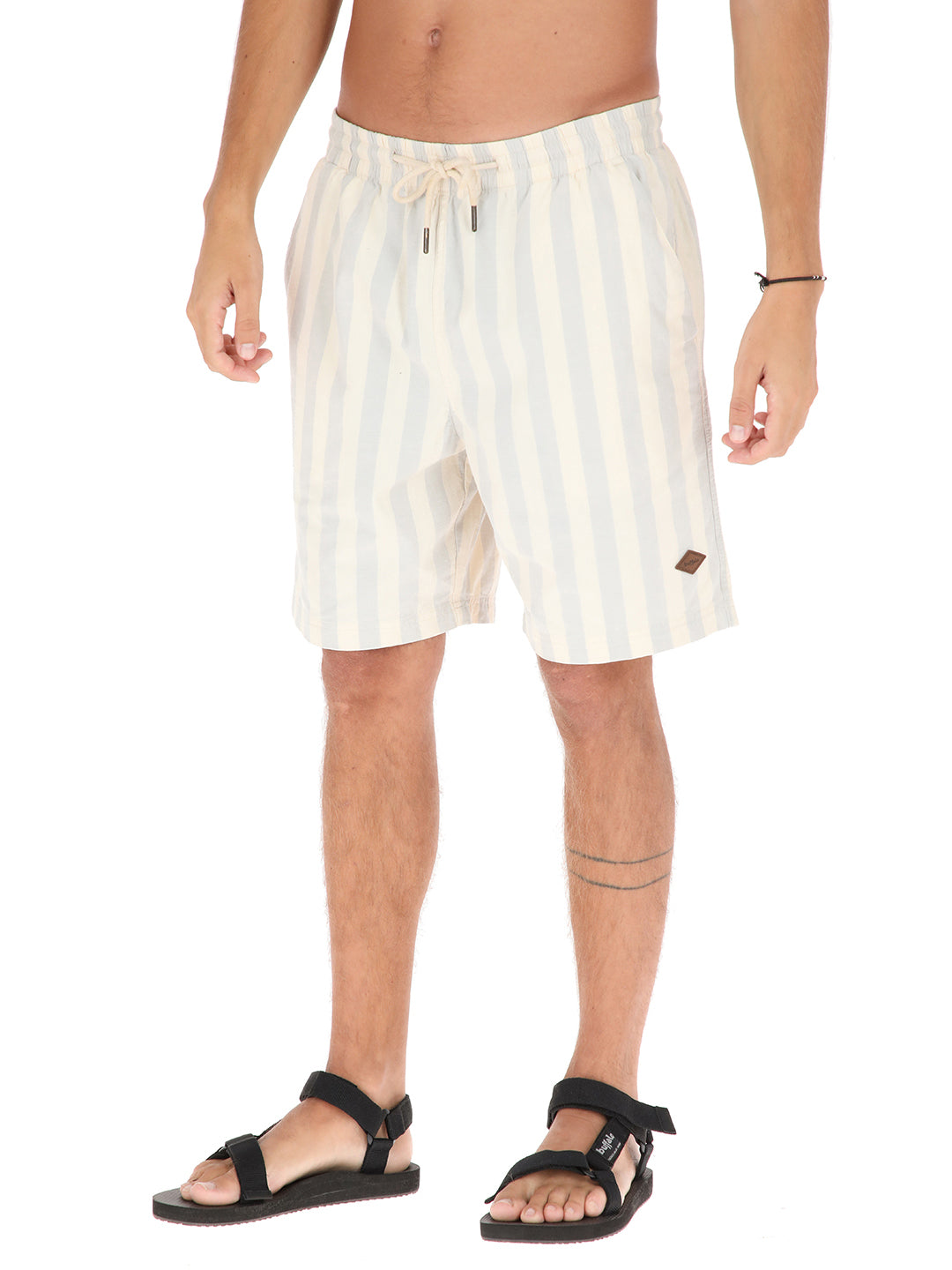 Short Llaima Hombre - Lineas Gris