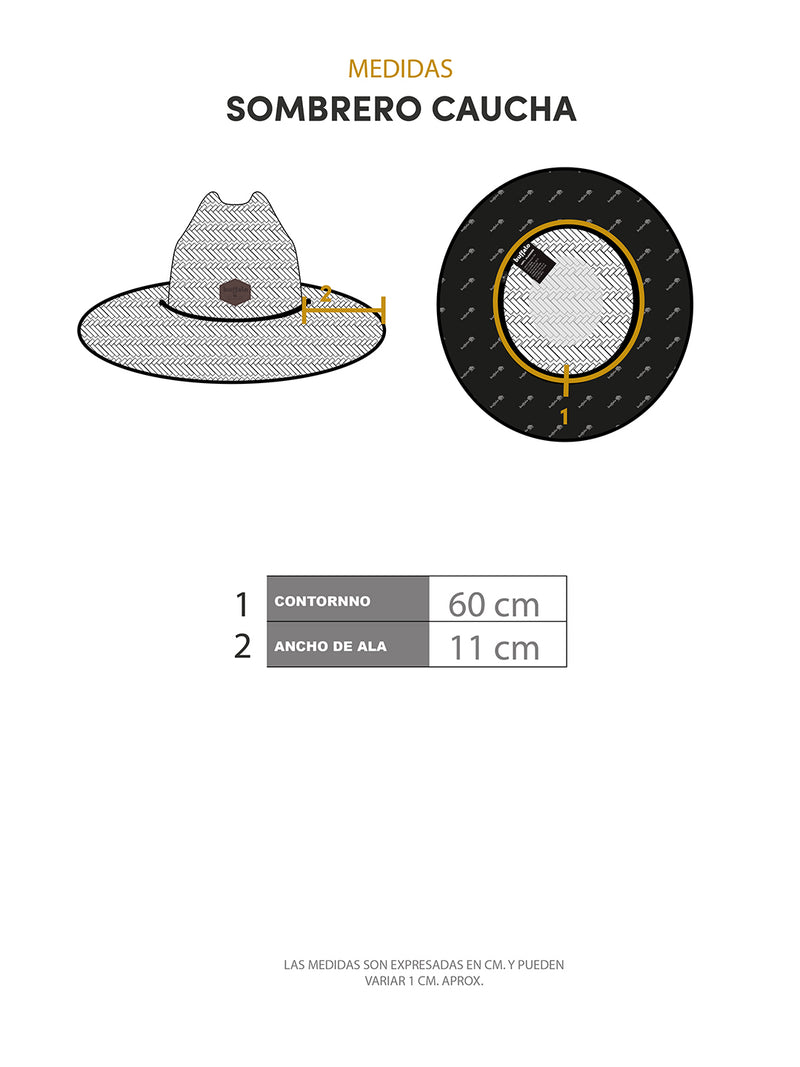 Última imagen de Sombrero de Paja Caucha