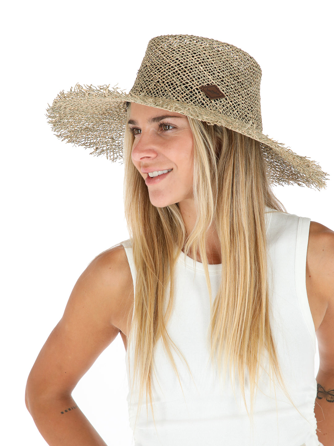 Sombrero de Paja Colihue - Beige