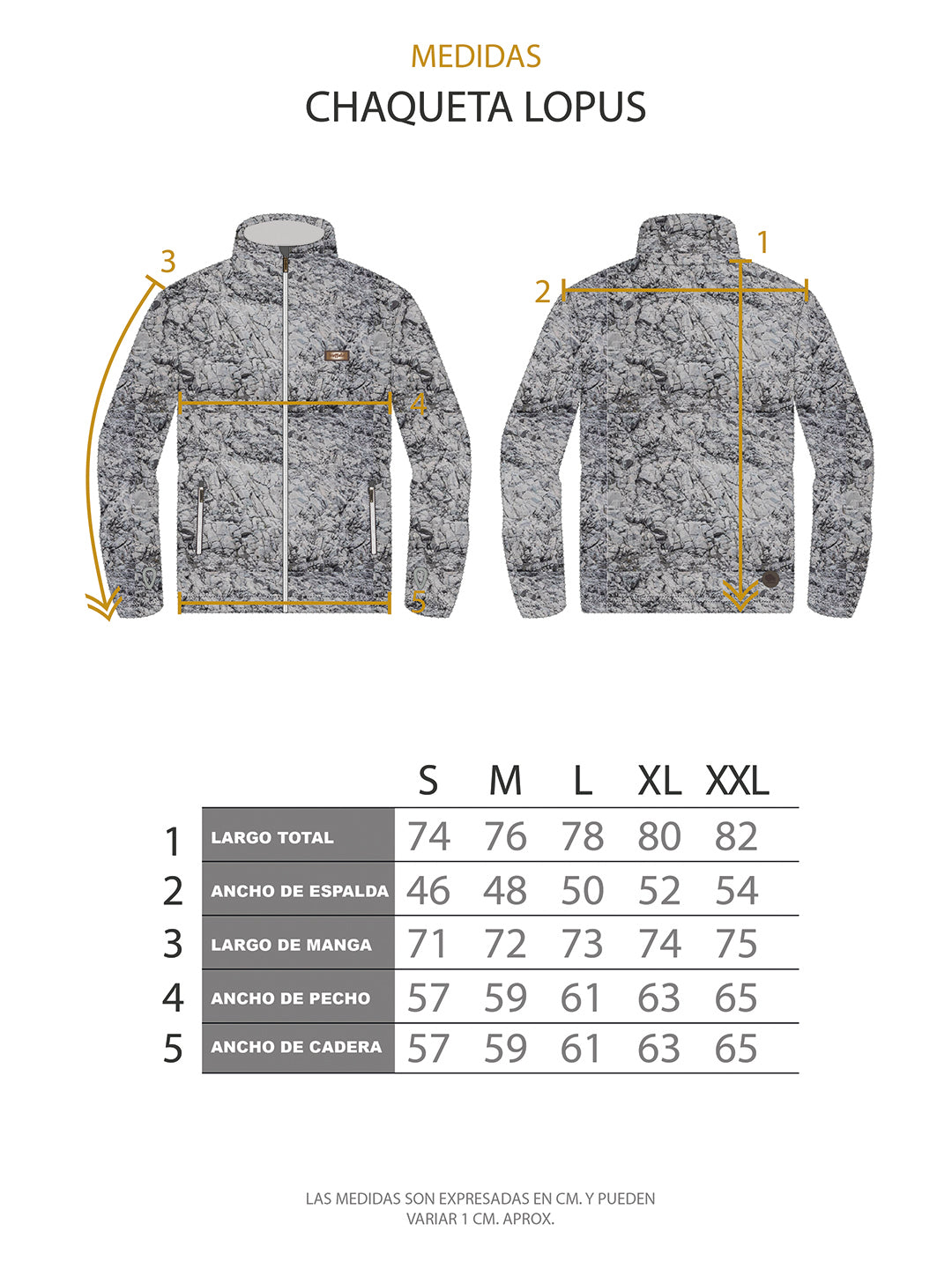 Chaqueta Lopus Hombre - Gris