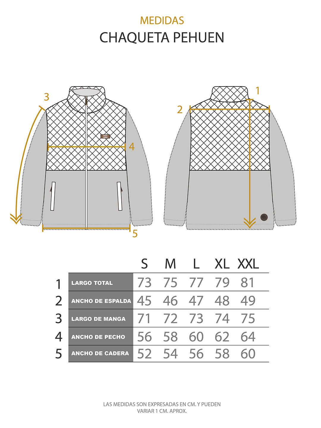 Chaqueta Pehuen Hombre - Cafe