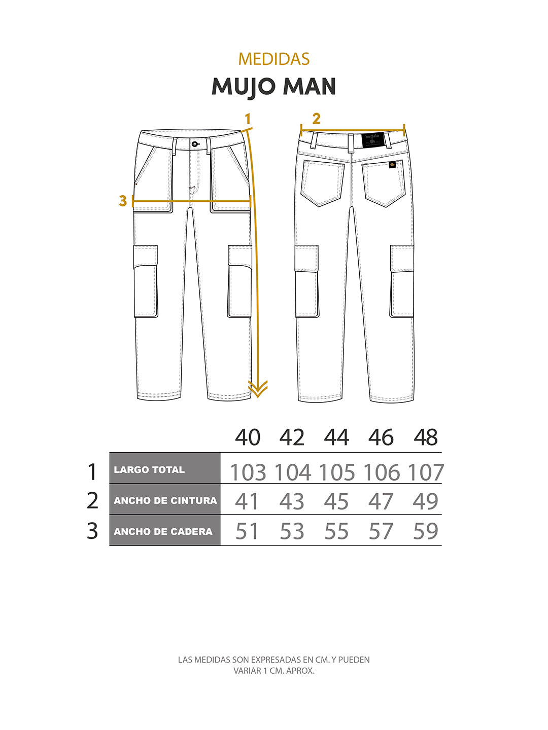 Pantalon Mujo Hombre - Verde 1