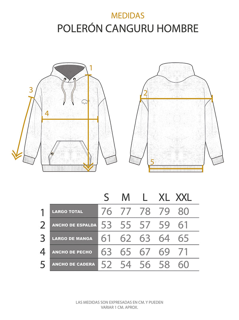Última imagen de Poleron Hoodie Canguru Hombre