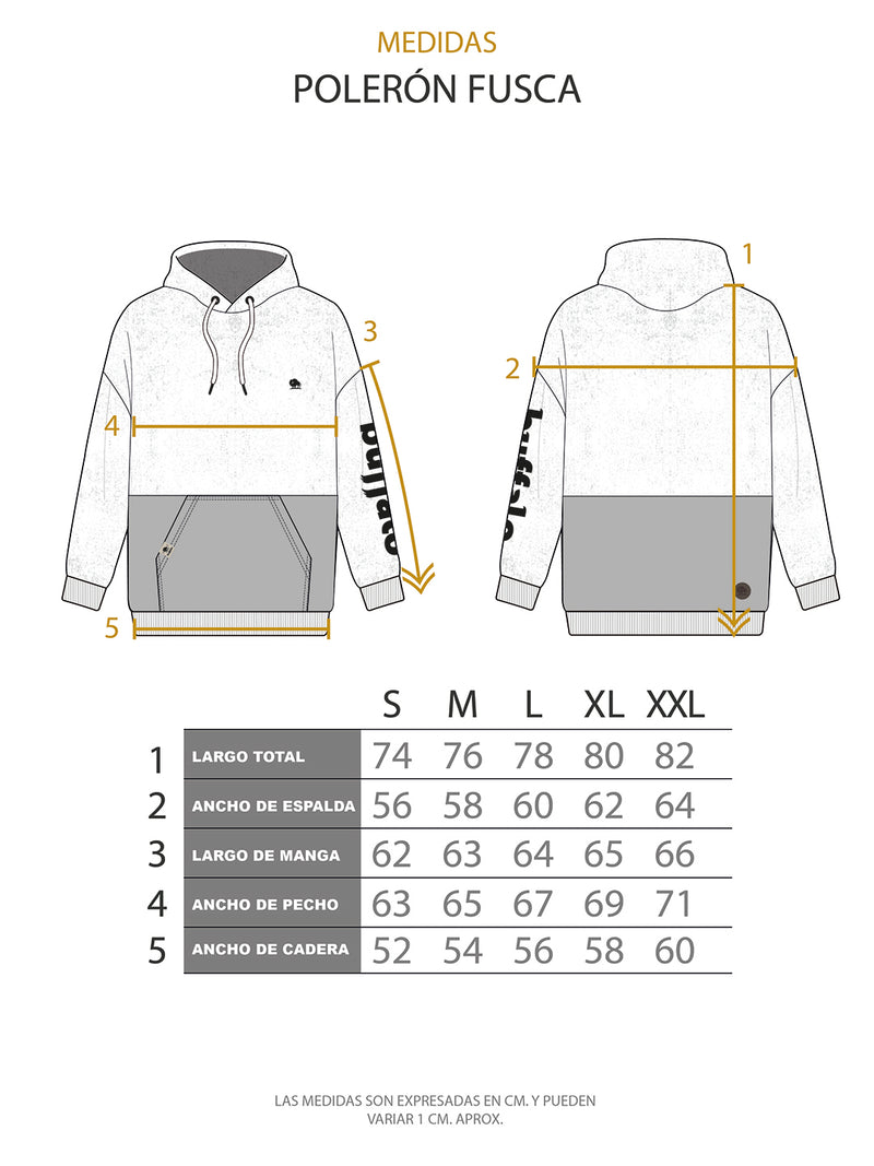 Última imagen de Poleron Fusca Hombre